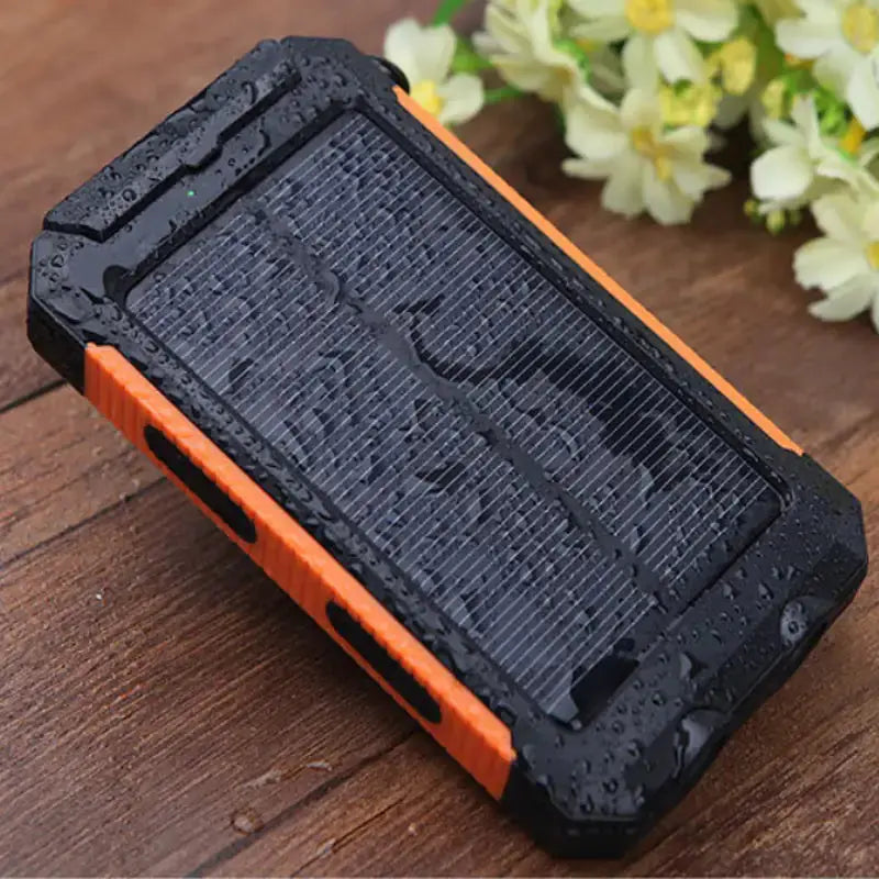 Jumbo Capacity 20,000 mAh Waterproof Solar Power Bank Gadgeto