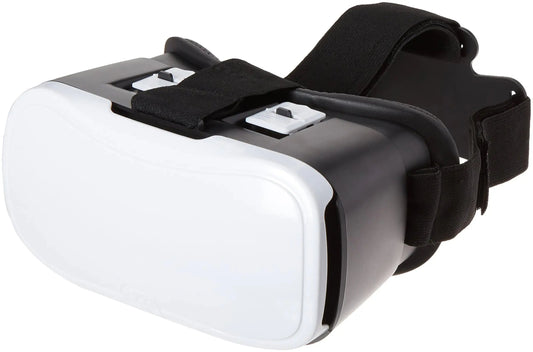 ONN White Virtual Reality VR Smartphone Headset for Apple or Android Mikusklep
