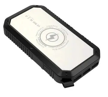 Sun Chaser Solar Powered Wireless Phone Charger 20,000 mAh With LED Flood Light Gadgeto