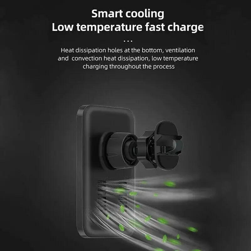 Magnetic Wireless Charger Car Mount Holder For iPhone 12 13 14 Pro Max MagSafe Gadgeto