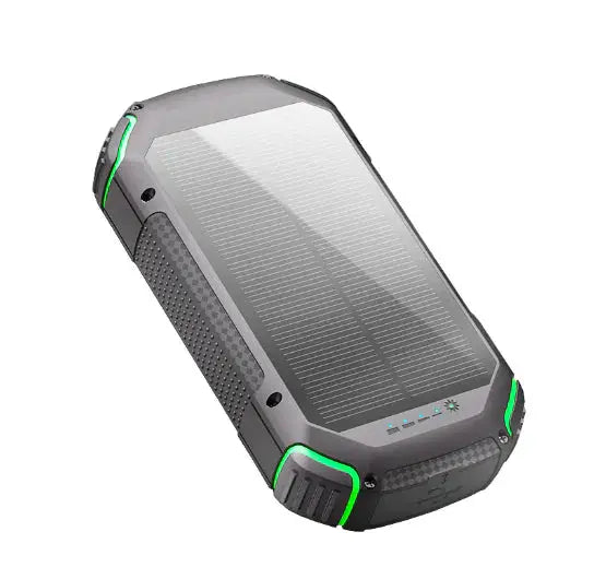 20000mAh Waterproof Solar Power Bank with Red Light Gadgeto