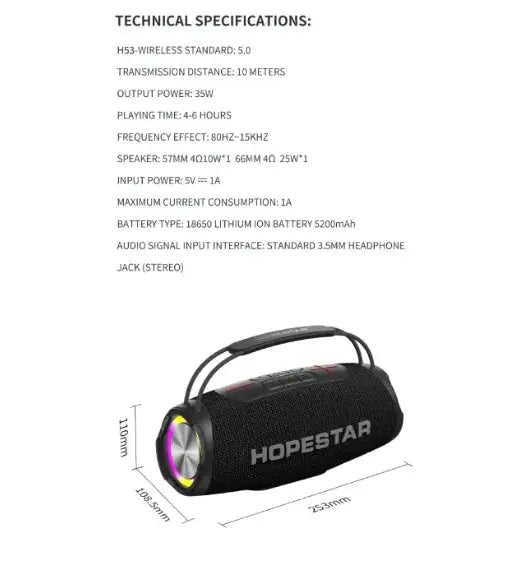 H53 Wireless Outdoor Speaker Gadgeto