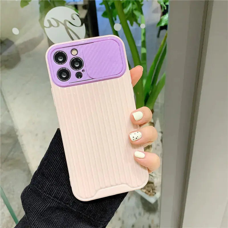 Color Contrast Soft Shell Anti-Drop Phone Case Gadgeto
