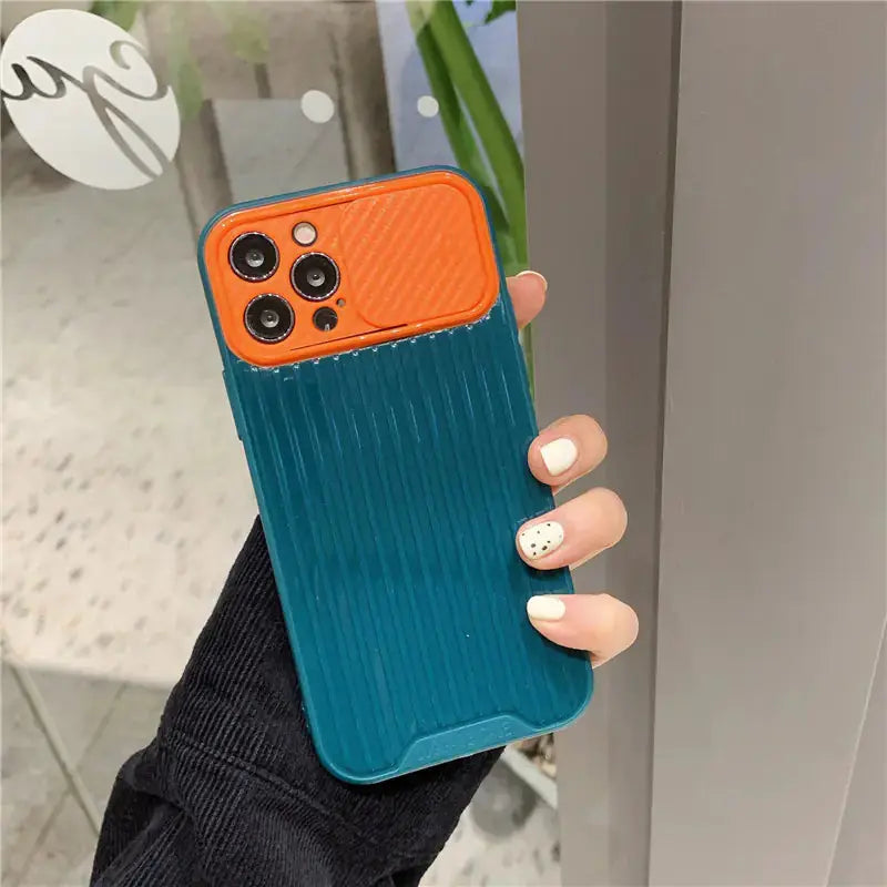 Color Contrast Soft Shell Anti-Drop Phone Case Gadgeto