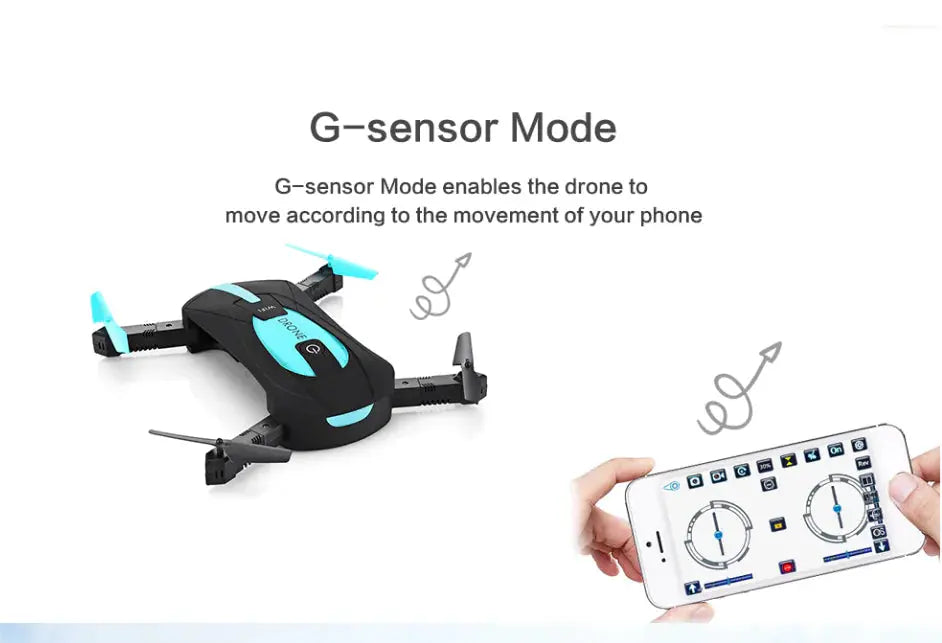 JY018 WiFi Drone - Mini Foldable Quadcopter Mikusklep