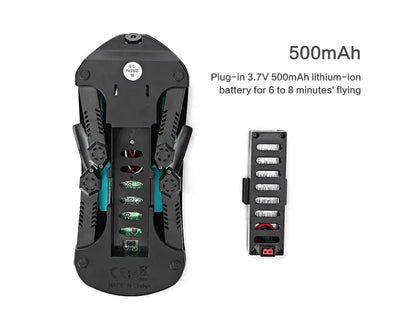 JY018 WiFi Drone - Mini Foldable Quadcopter Mikusklep