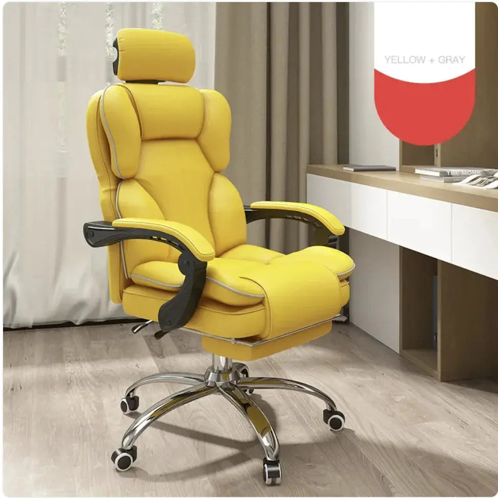 Ergonomic Gaming Chair with Comfortable Backrest Gadgeto