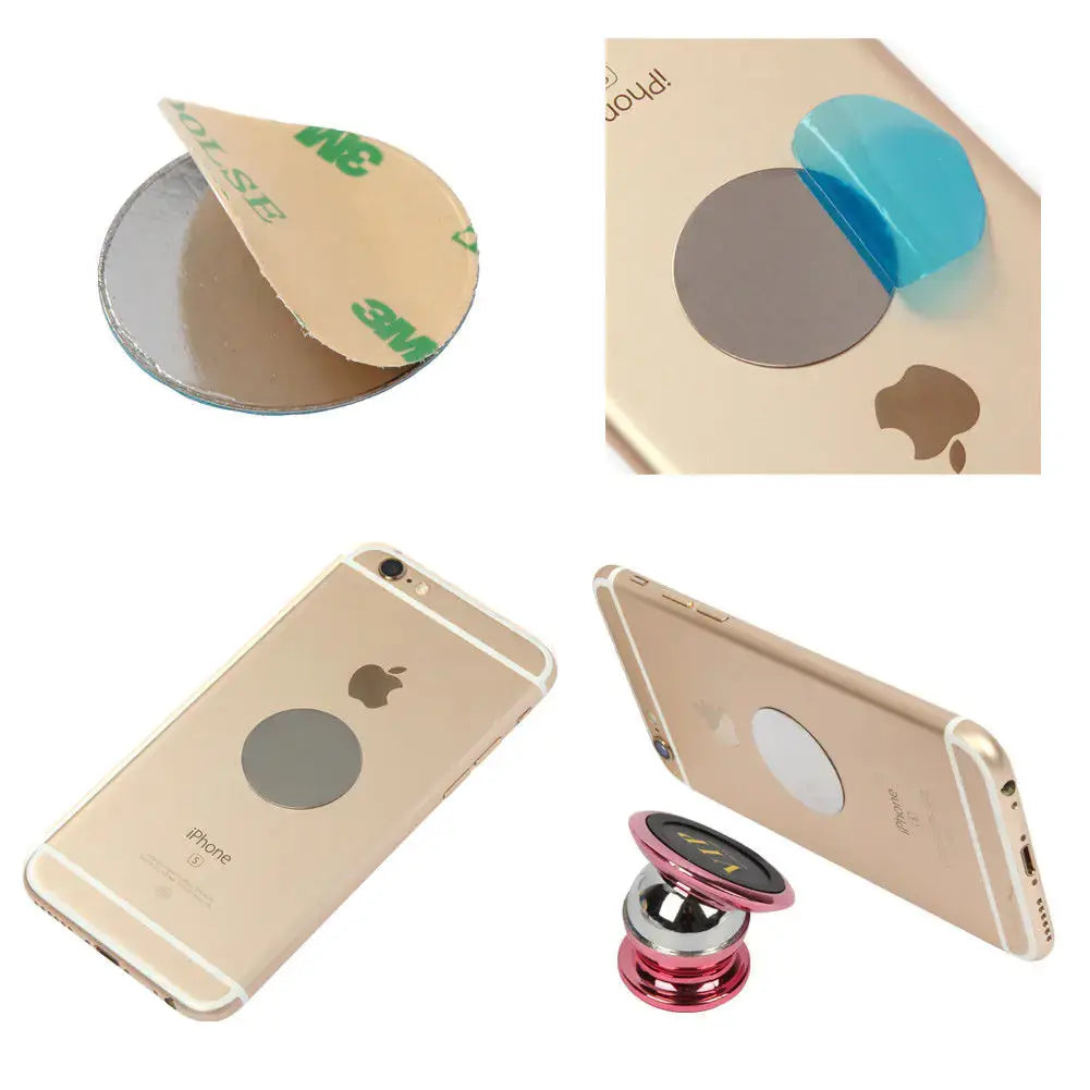 360 Degree Magnetic Car Dash Mount Ball Dock Holder For Phone Tablet Universal Gadgeto