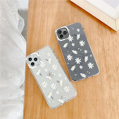 Ya Chrysanthemum Transparent Anti-Drop Phone Case Gadgeto
