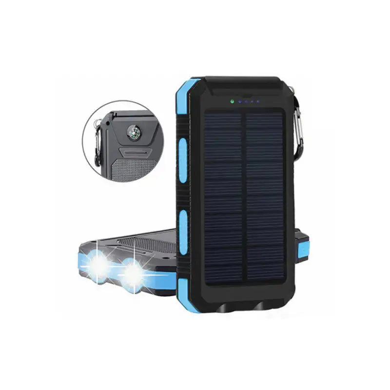 Jumbo Capacity 20,000 mAh Waterproof Solar Power Bank Gadgeto