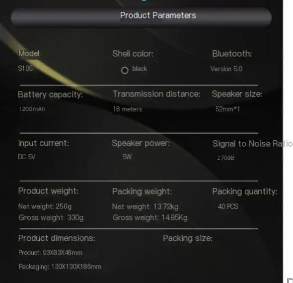 Wireless Bluetooth Speaker with Subwoofer Gadgeto
