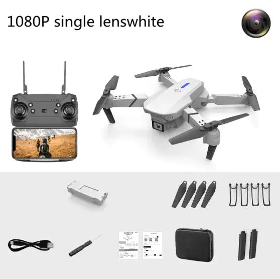 Foldable Dual-Lens Camera Drone Gadgeto