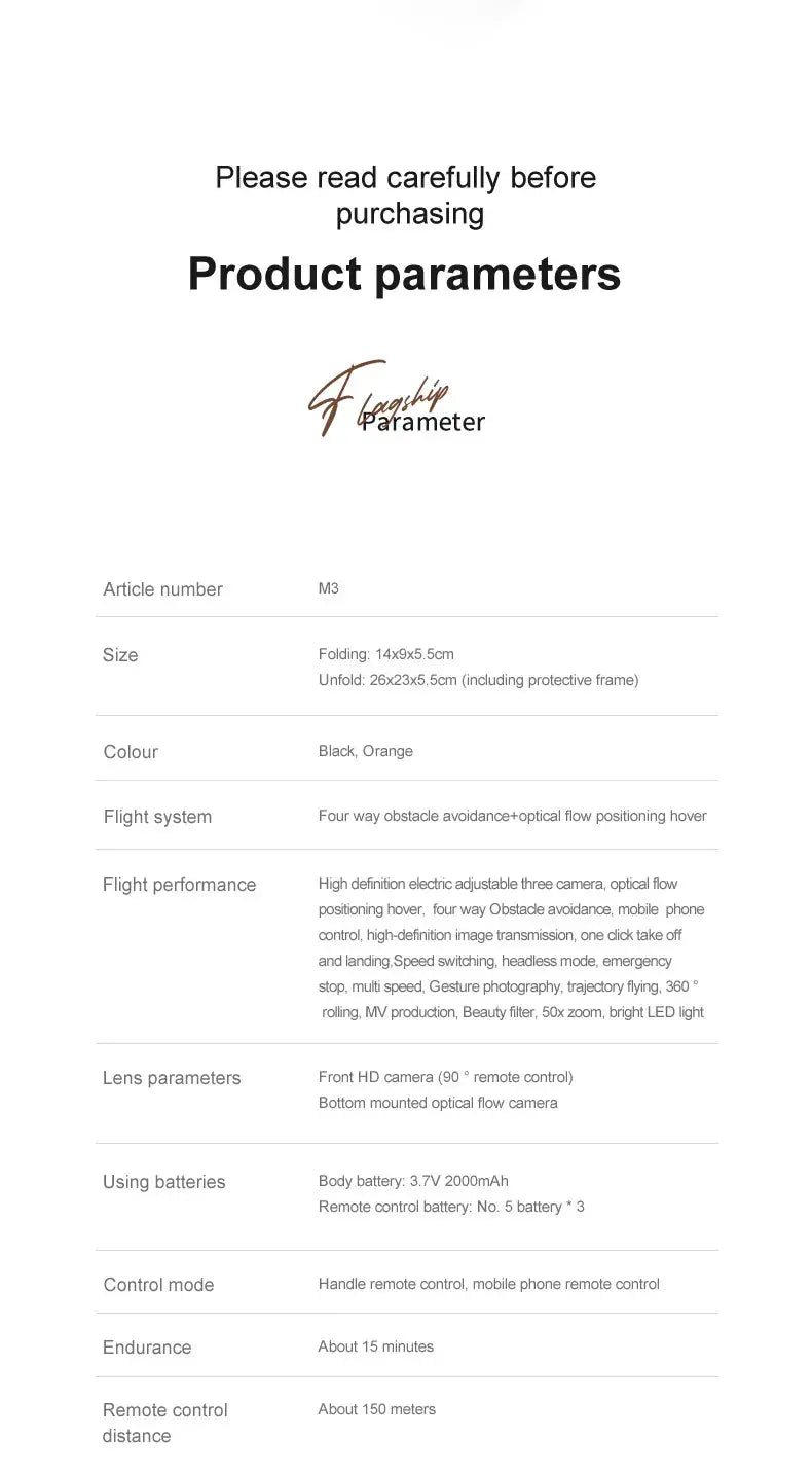 UAV Three Camera HD Drone Gadgeto