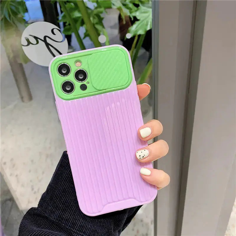 Color Contrast Soft Shell Anti-Drop Phone Case Gadgeto